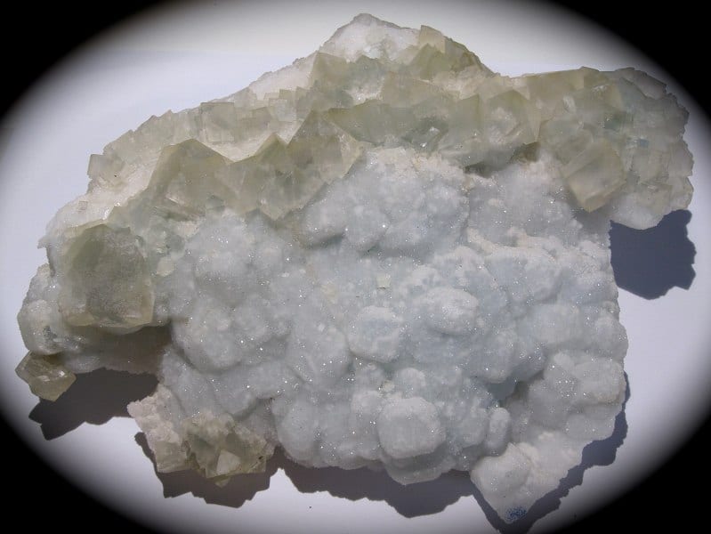 Fluorine et quartz, mine de L'Avellan, Var.