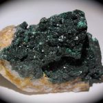 Malachite, mine de Bou Skour, Maroc.
