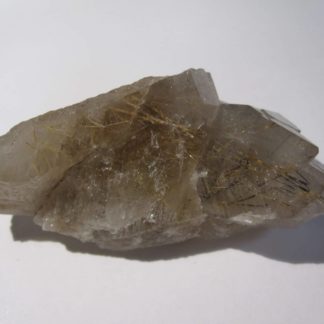 Meneghinite et stibiconite dans quartz, Entre Deux Roches, Lauzière, Savoie.