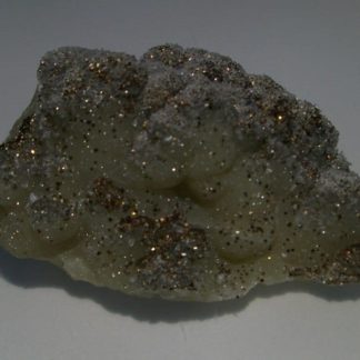 Pyrite sur sidérite verte de Laguépie, Tarn-et-Garonne.