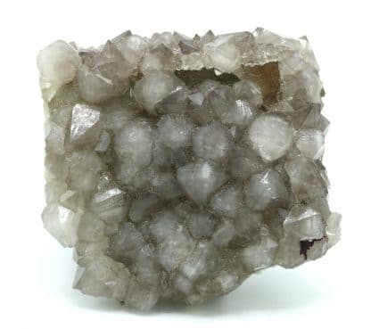 Cristaux de quartz sur fluorite de la mine de Maxonchamp (Vosges)