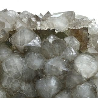 Cristaux de quartz sur fluorite de la mine de Maxonchamp (Vosges)