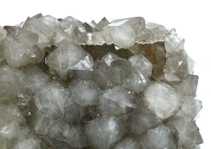 Cristaux de quartz sur fluorite de la mine de Maxonchamp (Vosges)