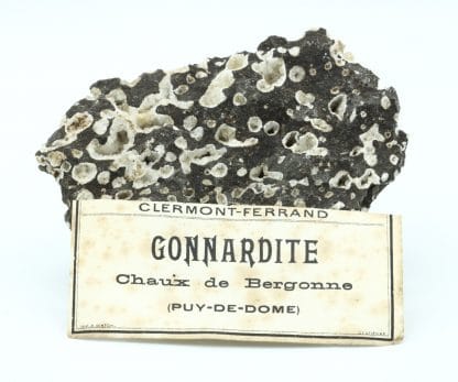 Gonnardite, La Chaux de Bergonne, Puy-de-Dôme, Auvergne.