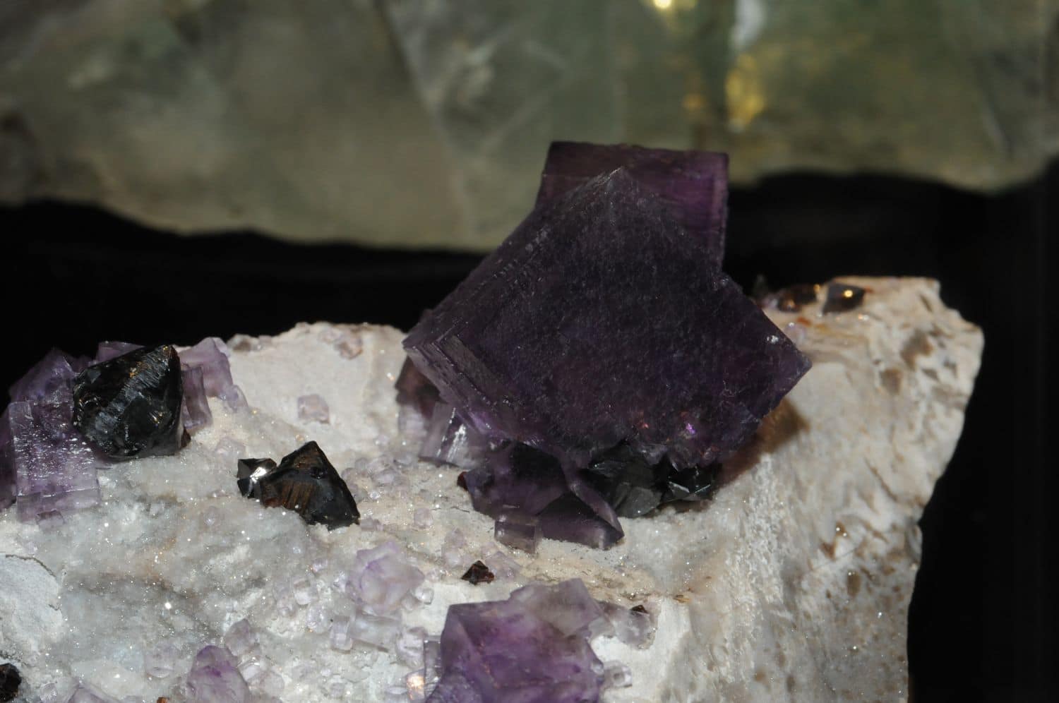 Fluorite, Elmwood Mine, Smith County, Tennessee, USA.