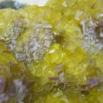 Fluorine jaune et violette, Le Bois Clair, Sologny, Saône-et-Loire.