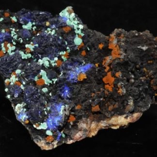 Azurite et malachite de la mine du Moulinal (Tarn).