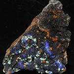 Azurite et malachite de la mine du Moulinal (Tarn).