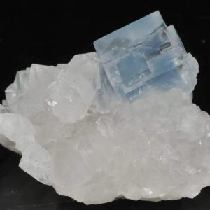 Fluorite bleue de la mine du Burc (au Burg - Tarn).