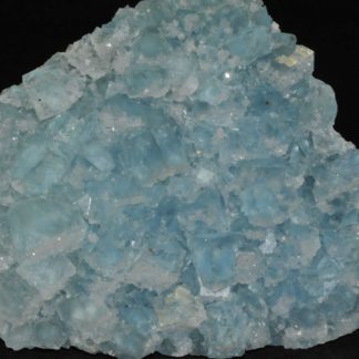 Fluorite bleue de la mine du Burc au Burg (Tarn).