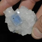 Fluorite bleue du Burc (Burg - Tarn).