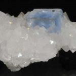 Fluorite bleue du Burc (Burg - Tarn).
