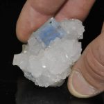 Fluorite bleue du Burc (Burg - Tarn).