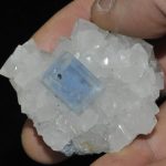 Fluorite bleue du Burc (Burg - Tarn).