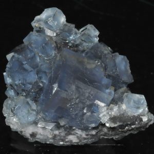 Fluorite bleue de la mine de Montroc (Tarn).