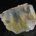 Fluorite jaune et bleue de la mine du Burc (au Burg - Tarn).