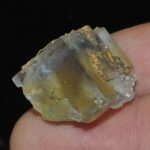 Fluorite jaune et bleue de la mine du Burc (au Burg - Tarn).