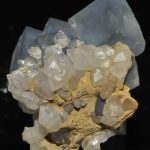 Fluorite bleue de la mine d'Embournegade (Tarn).