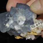 Fluorite bleue de la mine d'Embournegade (Tarn).