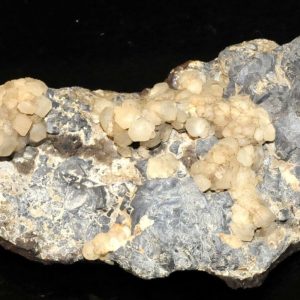 Galène et calcite de Sainte-Marie-aux-Mines (Haut-Rhin).