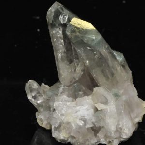 Cristaux de quartz avec fantôme de chlorite chloriteux des deux Alpes (Oisans).