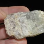 Aragonite bleue de l'île d'Elbe en Italie (ex Deyrolle).