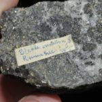 Sphalérite (blende) de Roumanie (ex Deyrolle).