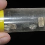 Augite pyroxène d'Italie (ex Deyrolle).