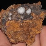 Hémimorphite, Carrière du Rivet, Peyrebrune, Tarn