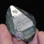 Quartz chlorité avec "Paysage", Tré-la-tête, Haute-Savoie