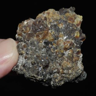 Sphalérite (blende) miel, probablement de La Mure (ex Deyrolle).