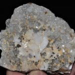 Crête de barytine et quartz, mine de Fontsante, Var