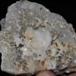 Crête de barytine et quartz, mine de Fontsante, Var