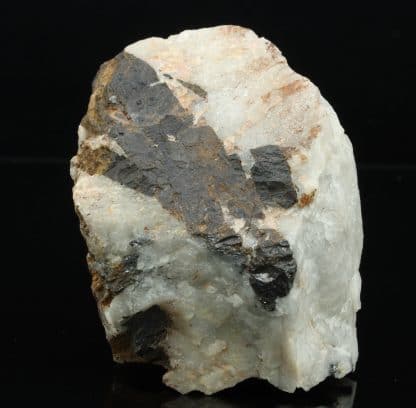 Wolframite sur quartz de Montredon Labessonié (Tarn)