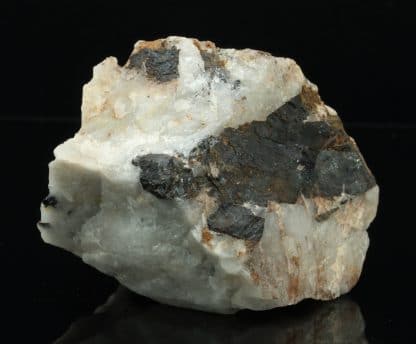 Wolframite sur quartz de Montredon Labessonié (Tarn)