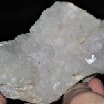 Fluorite incolore et mauve, Mine de Fontsante, Var