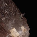 Quartz, chlorite brune et dravite, Maurienne, Savoie