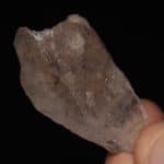 Quartz fumé recristallisé et dravite, La Lauzière, Savoie