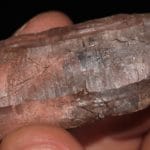 Grand quartz fumé et dravite, massif de la Lauzière (Savoie)