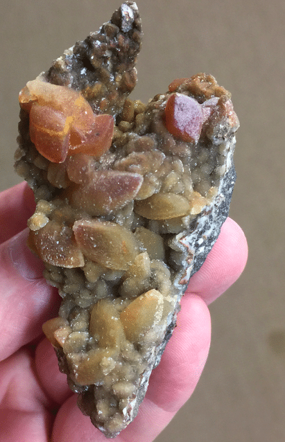 Calcite, Usclas-du-Bosc, près de Loiras, Hérault.