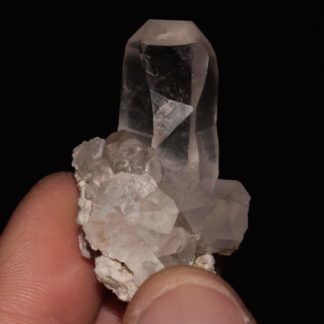 Quartz limpide du massif de la Lauzière en Savoie