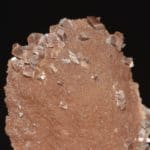 Quartz avec chlorite recouvert d'adulaire brun provenant de la Lauzière en Maurienne, Savoie