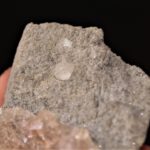 Quartz fumé et fluorite, travaux du tunnel Lötschberg, Suisse