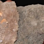 Quartz fumé et fluorite, travaux du tunnel Lötschberg, Suisse