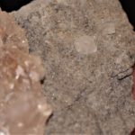 Quartz fumé et fluorite, travaux du tunnel Lötschberg, Suisse