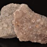 Quartz fumé et fluorite, travaux du tunnel Lötschberg, Suisse