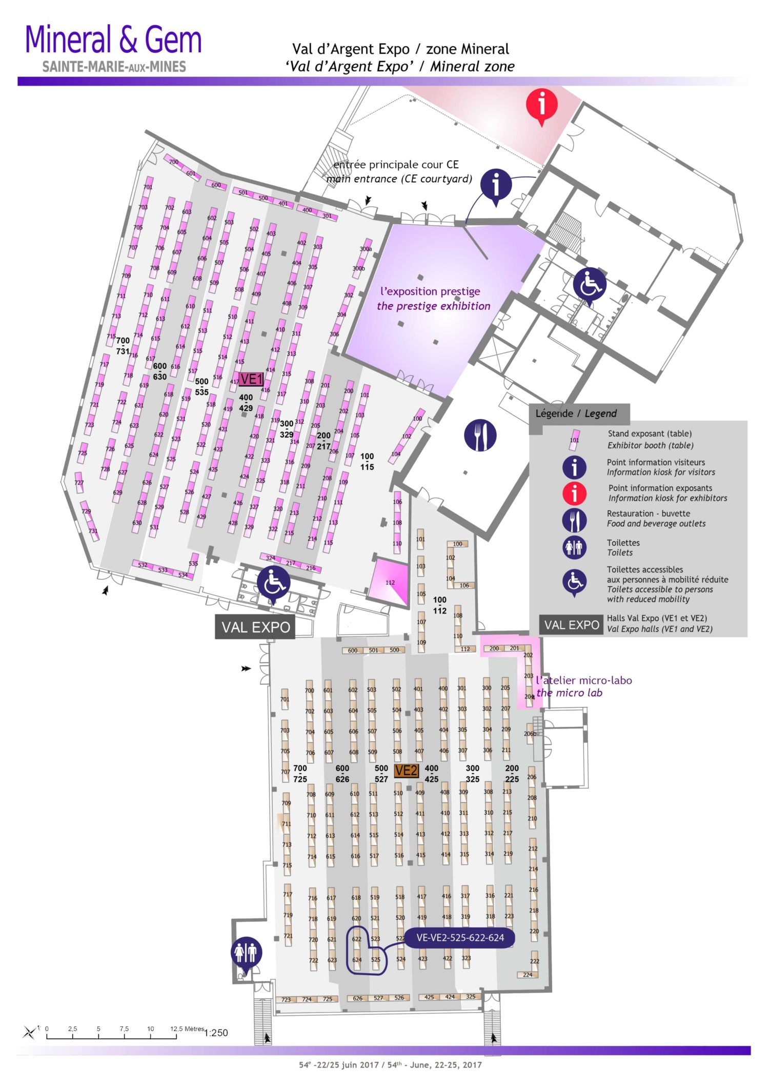 Stand les-mineraux.fr à la bourse aux minéraux de Sainte-Marie-aux-Mines 2017.