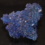 Chessylite (variété d'azurite), mine de Chessy-les-Mines, Rhône.