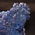 Chessylite (variété d'azurite), mine de Chessy-les-Mines, Rhône.