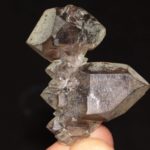 Quartz fumé à âme, Les Droites, massif du Mont-Blanc, Haute-Savoie.